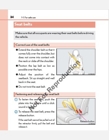 lexus ls 460 2012-2013 owners manual